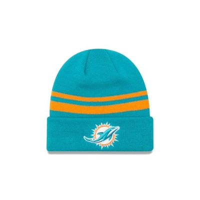 Miami Dolphins Gorra | New Era NFL Cuff Knit Beanie Mexico - Azules